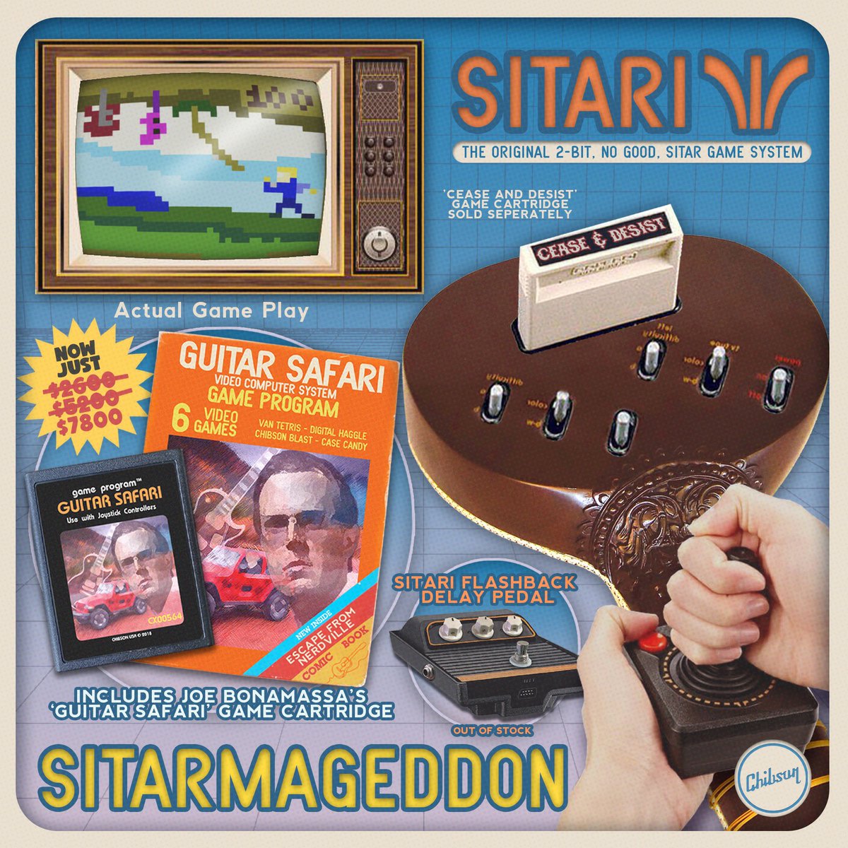 ChibsonUSA's tweet photo. Well, Two Can Play At This Game

Special guest appearance by the one and only @joebonamassa 🙏🙏

@atari #chibsonchibsunday #guitarmemes #guitarjokes #guitarsdaily #guitarist #sitar #sitari #atari #atari2600 #guitarporn #gear #gearporn #gearnerd #onlyachibsonisgoodenough https://t.co/qL7WWbD0Yf