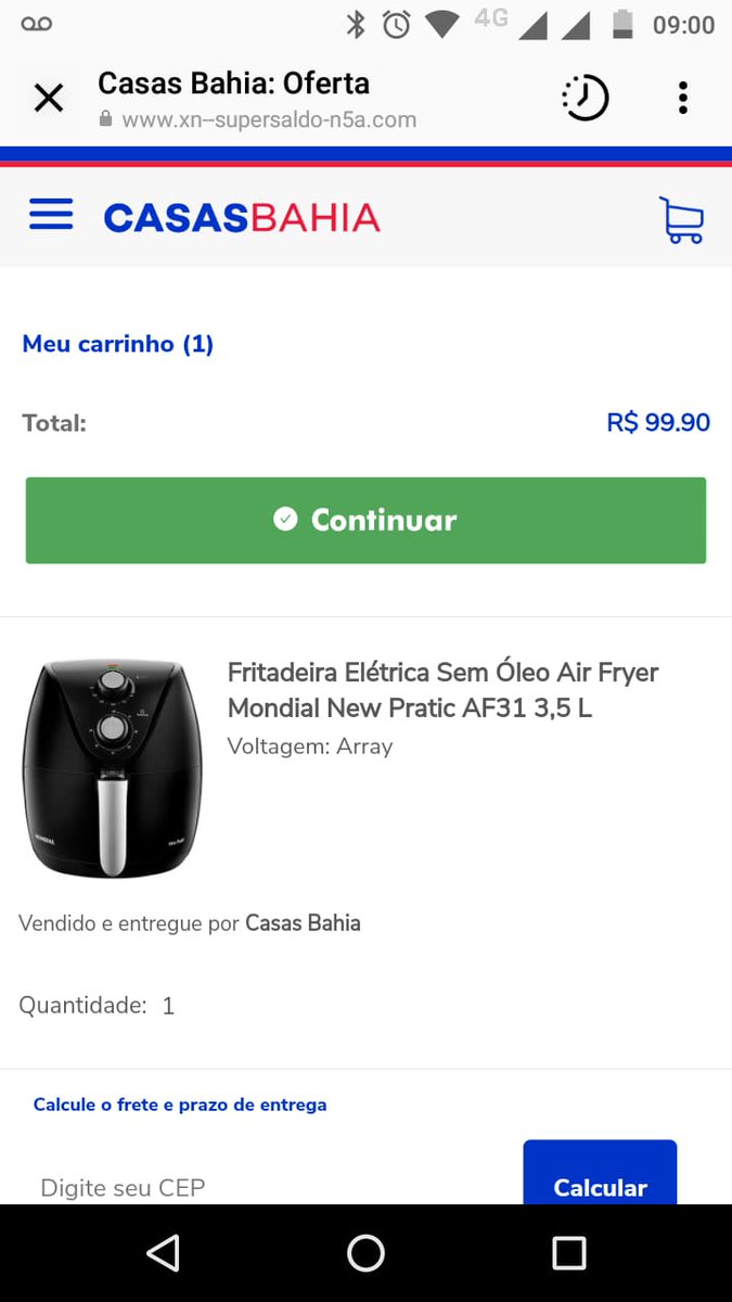 snietoTM's tweet photo. golpe usando sua marca? @CasasBahia https://t.co/Orj5T11hA0