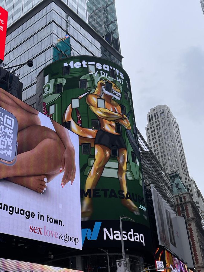 metasaurs's tweet photo. The Jungle is not our only home! With the help of Dr. DMT we have now taken over NYC and #Metasaurs aren’t stopping there!

Join our community and get access to The Lab, Dr. DMT NEVER stops cooking! Big surprises ahead of us, you’re still early! 
https://t.co/ehUkMytKaN

#NFT https://t.co/ONiLSL3VbW