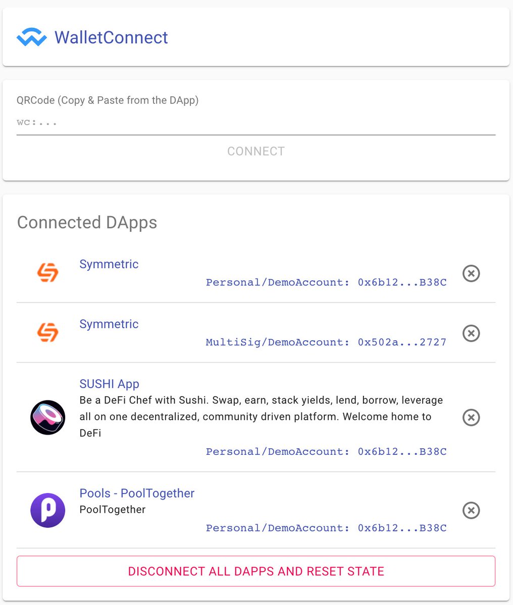 <a href="/CeloTerminal/">CeloTerminal</a> v1.11.1 is now in BETA. This update brings back support for <a href="/WalletConnect/">WalletConnect</a> v1. 

Try it out with <a href="/0xSymmetric/">Symmetric</a> <a href="/SushiSwap/">Sushi.com</a> <a href="/PoolTogether_/">PoolTogether</a> and other DApps that operate on <a href="/CeloOrg/">Celo</a> network