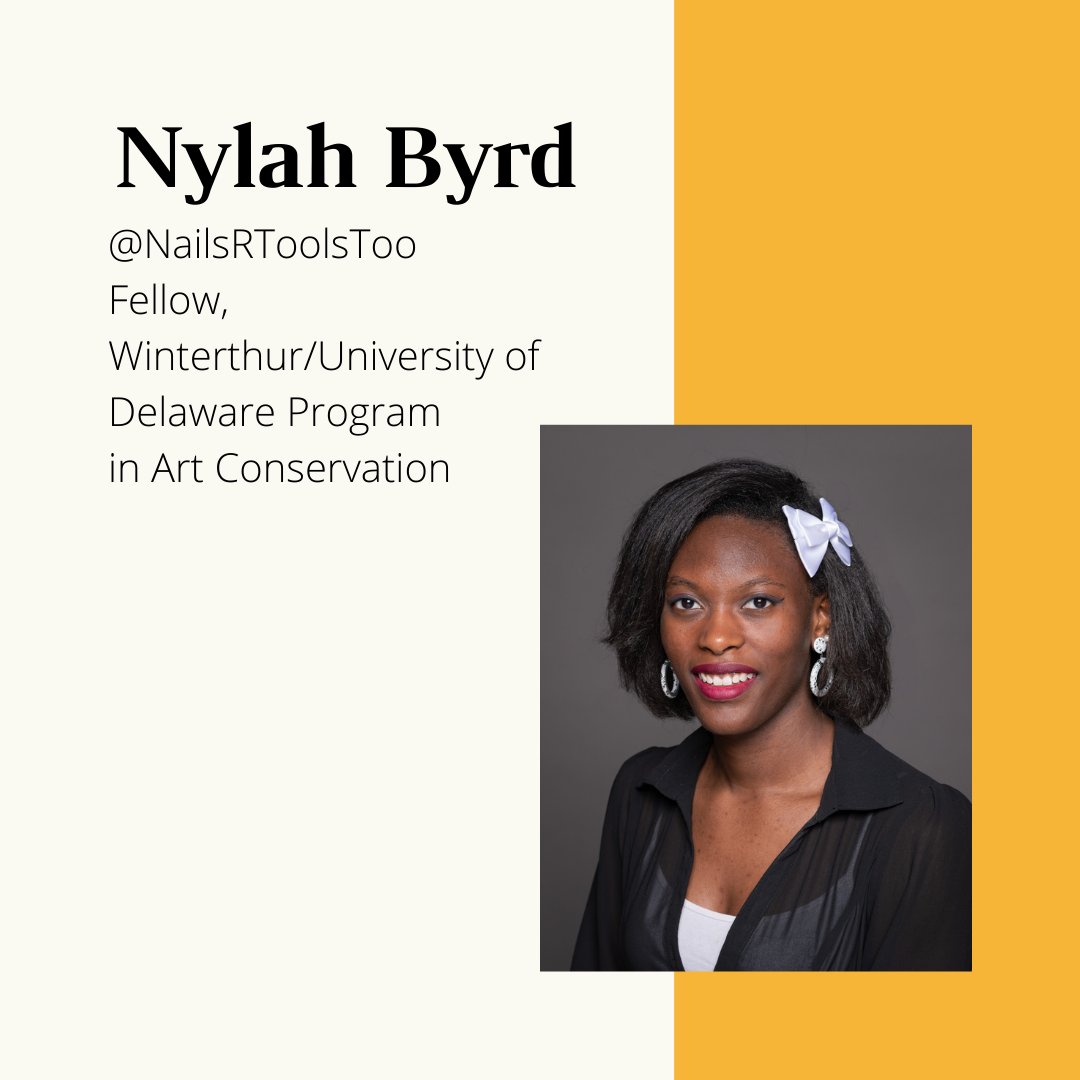 conservators's tweet image. We'll be hosting here on our account, but follow our panelists and the #AskAConservator hashtag to make sure you don't miss anything! @NailsRToolsToo, @MarianaDGiacomo, @artifactconserv, @mkpreventive... [2/3]