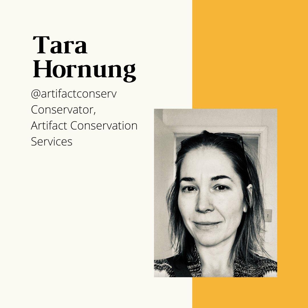 conservators's tweet image. We'll be hosting here on our account, but follow our panelists and the #AskAConservator hashtag to make sure you don't miss anything! @NailsRToolsToo, @MarianaDGiacomo, @artifactconserv, @mkpreventive... [2/3]