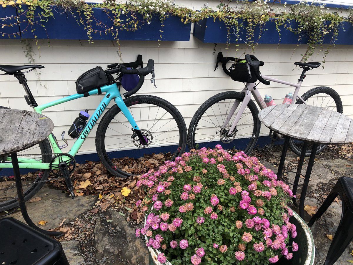 erika_proctor's tweet photo. Real estate or cycling? Which should I tweet? #duh #cycling #mahonebay #thebarn #coffee #treats #localbusiness #southshore #November1st https://t.co/YQCsKOW5wu