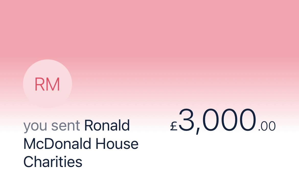 RodSoCold's tweet photo. This is so amazing ππ½ @WINRYINUOFFICAL just sent over Β£3000 which is $4087.44 to #RonaldMcDonald the rest will be going over to https://t.co/pz1VCSemqh β€
#Charties #Crypto #cryptocurrency #CryptoNews #ETH #Ethereum #Winry https://t.co/kBX6dHWoaw https://t.co/MsXyJ3knEh