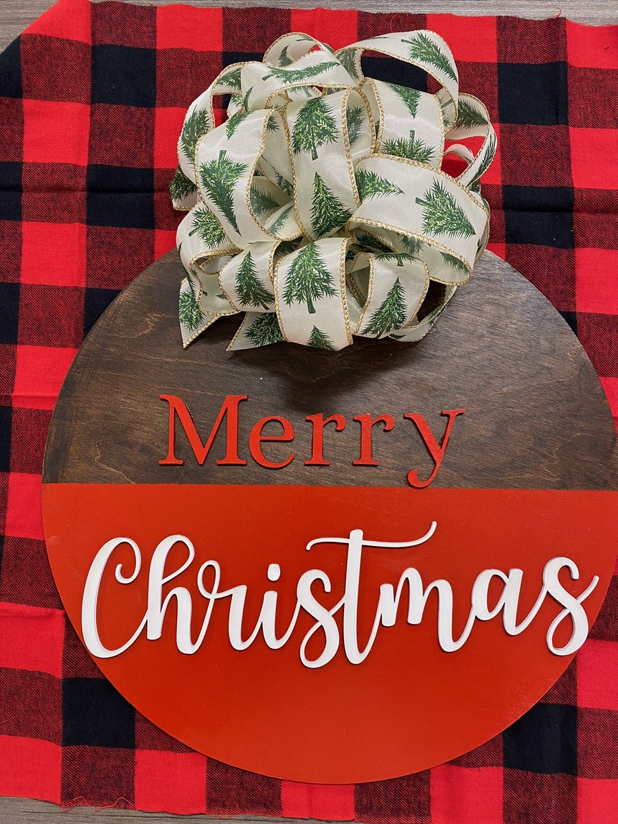 LISDFOF's tweet photo. 🎶It's the Most Wonderful Time of the Year🎶
Holiday Round Door Hangers are HERE!!! 
$35
Check out all of our designs and order here ------> https://t.co/sZ3rtBjyqV https://t.co/VfYnc6M47u