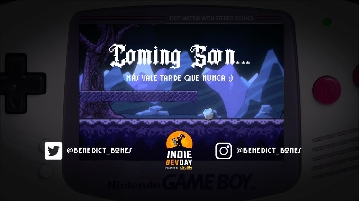 Benedict_Bones's tweet photo. Día 8:
Como squad de 1a #gamejam ha sido genial; Desconocidos y deslocalizados hemos trabajado de manera increíble ¡Qué tristeza pero q felicidad a la vez!🤍💀

Creemos q todo el mundo debe conocer a Ben, así q vamos a terminar lo planteado en #indiedevdaygamejam😉👌
#comingsoon https://t.co/YzaWLgv4NA