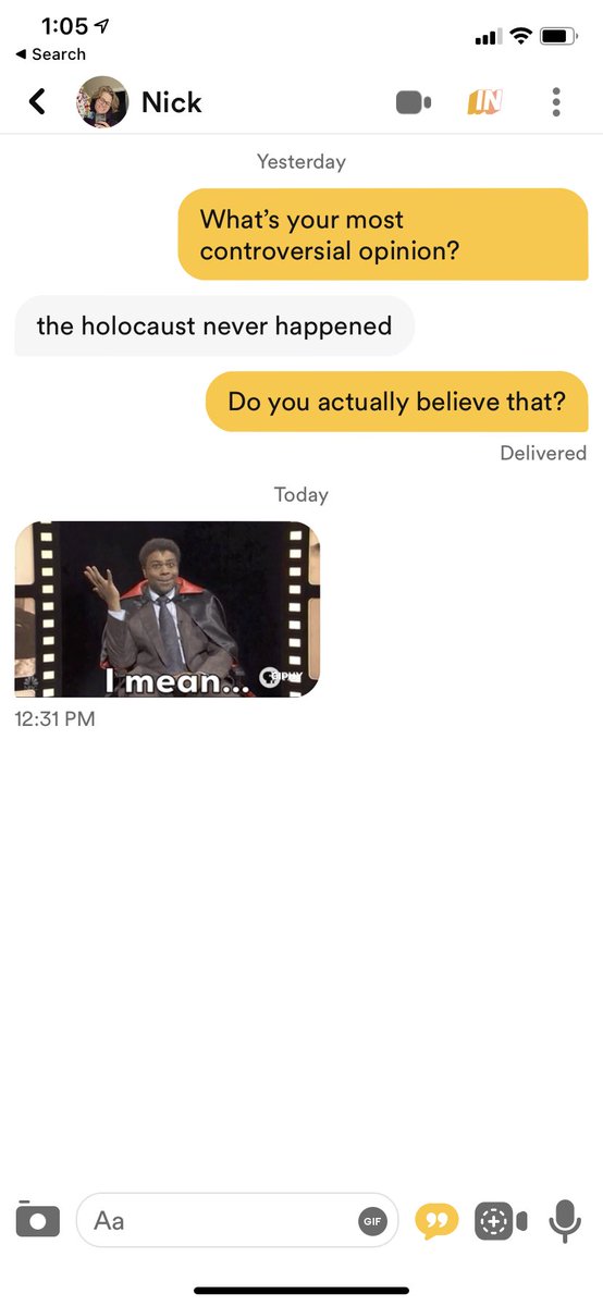 EmersonKarsh's tweet photo. Tried the “what’s your most controversial opinion?” trend and it’s safe to say I will no longer be participating in a tiktok dating trend again because this shit is awful https://t.co/tM60af9PoB