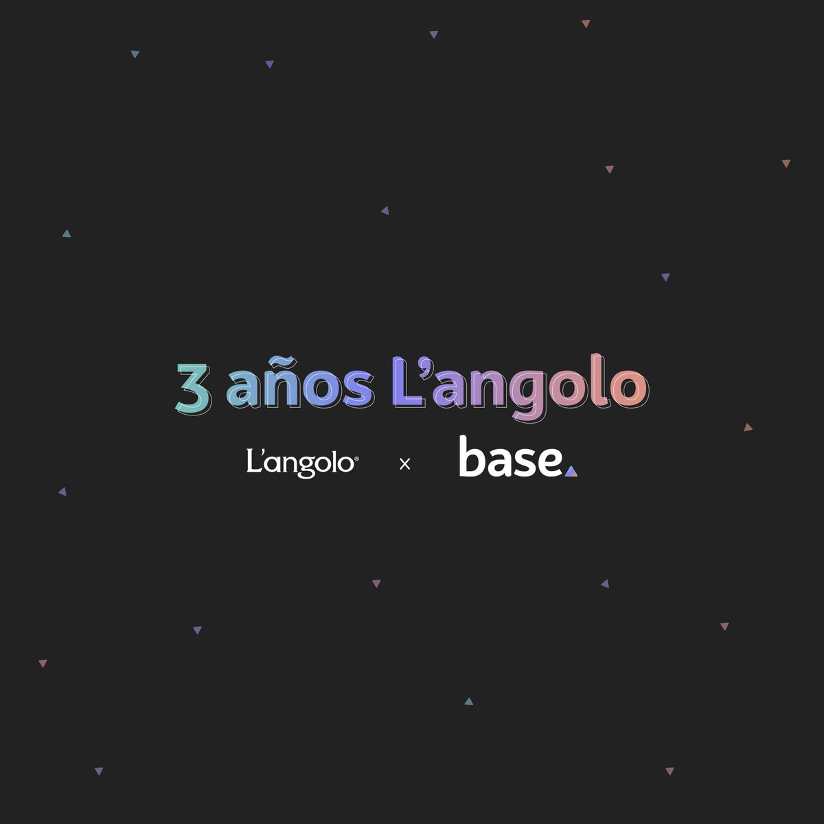 agenciabasecl's tweet photo. ¡Nos gustan las relaciones de largo respiro! Sobre todo cuando te encuentras con personas que saben trabajar en equipo, con los mismos valores y objetivos. En septiembre cumplimos 3 años con #Langolo y seguimos escribiendo juntos esta historia #LaEsquinadeSiempre ♥️ https://t.co/qZFI3poB91