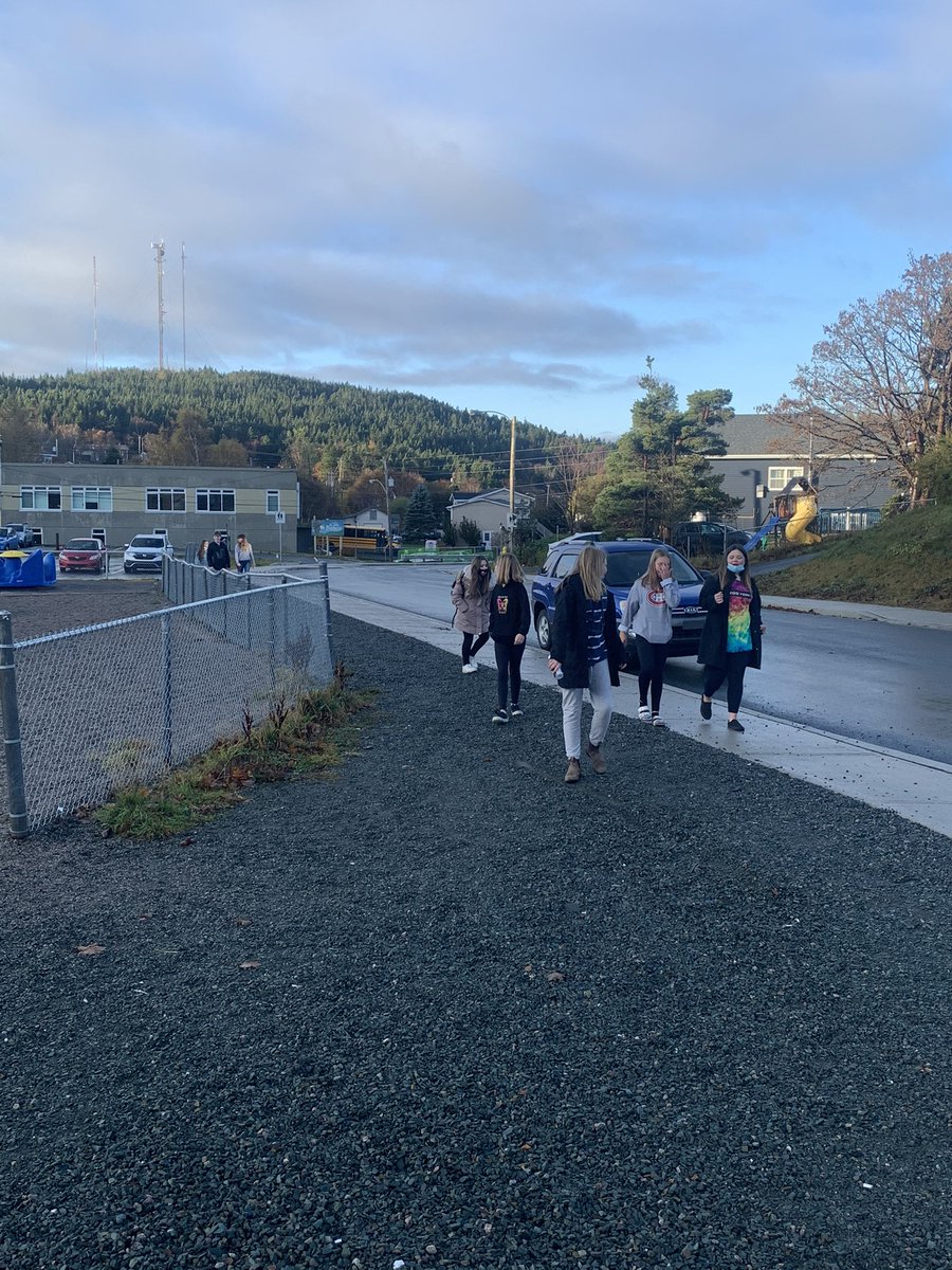 Stepping Out for 15 on this beautiful morning! #grade7 &amp; #grade9! <a href="/sjboscoschool/">sjboscoschool</a> <a href="/activebayman/">Corey Samson</a> <a href="/NLESDCA/">NLESD</a>