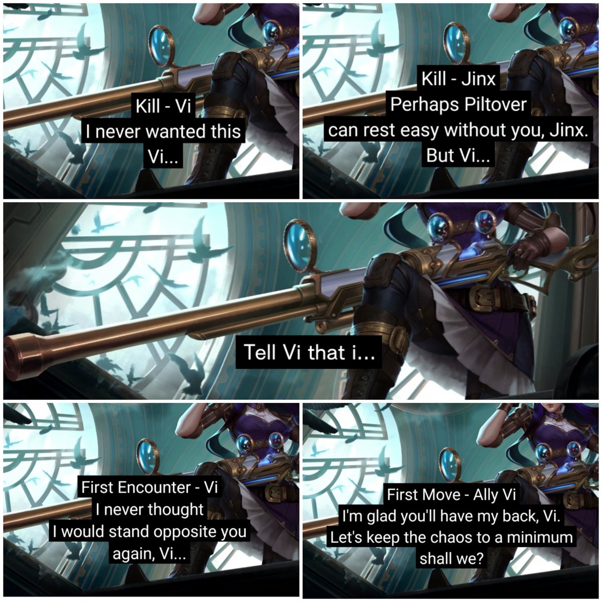 Happylizard21l's tweet image. I'm processing and crying
TELL VI THAT I....😭
#Arcane #caitlyn #vi #piltoversfinest #piltoversfinestcanon #piltoversfinestmonth