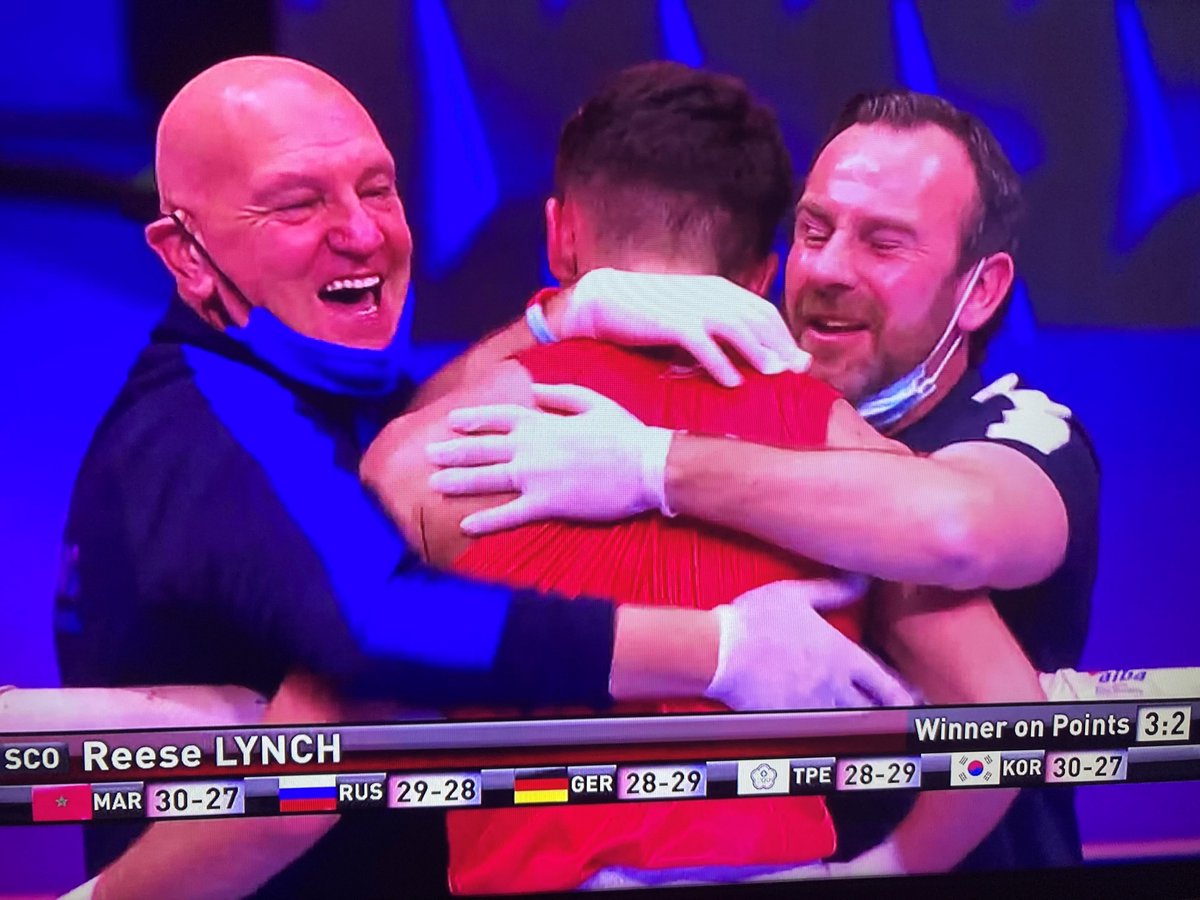 Congratulations to Reese Lynch who created history this evening by becoming Scotland's first ever medalist at the senior World Championships. 

The Fauldhouse boxer defeated Sanatali Toltayev of Kazakhstan in the light welterweight (63.5kg) division to reach the semi-final and