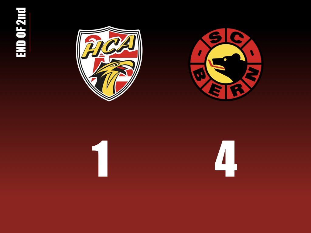 SCBern_Live's tweet photo. 40‘| Durch eine Steigerung nach dem zwischenzeitlichen Ausgleich, gelang den Mutzen innert wenigen Minuten drei Tore. Die 1:4 Führung der Mutzen geht völlig in Ordnung. #HCASCB https://t.co/3Ne22ccREB