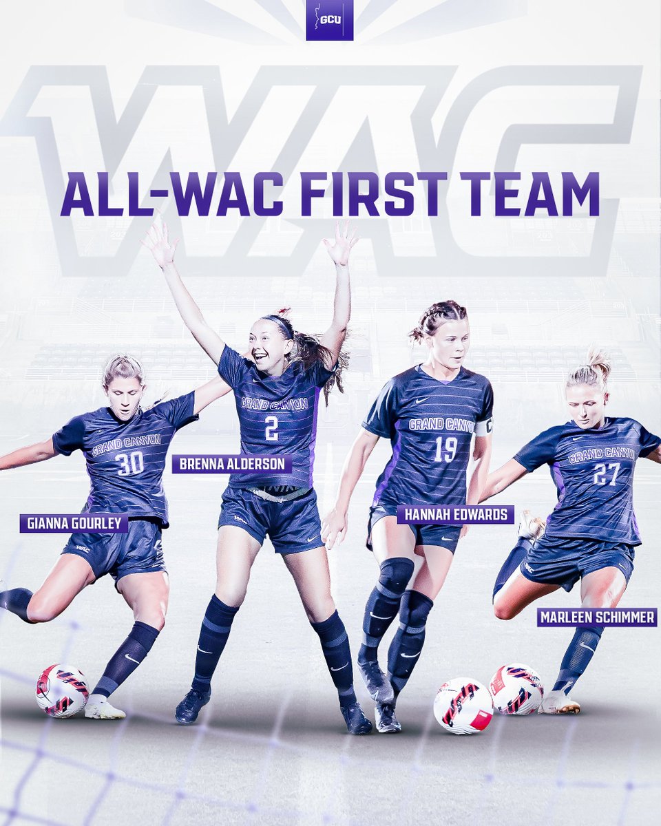 4⃣ Lopes earn All-WAC First Team honors! #LopesUp