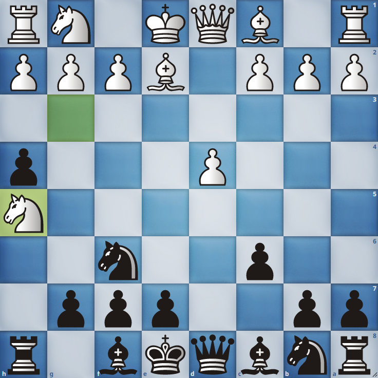 TheChessguy's tweet photo. Caro-Kann to strong - 8 move victory. I'll let you find the reason why Nh5 is a blunder. 
Currently livestreaming at twitch: https://t.co/OapYxGrUAv

#Chess #puzzle https://t.co/xvzL1W7v9T
