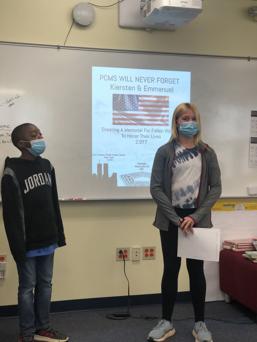 eschof_pawling's tweet photo. 6th graders presented their projects in Creative Problem Solving. In only eight weeks, these students created inspirational posters, began a 9/11 tribute, made posters for a recycling effort, and attempted to get rid of assigned seats at lunch! https://t.co/k0n04fzqdX