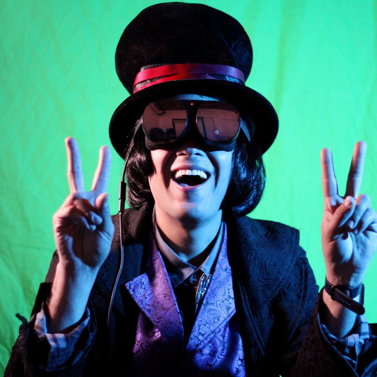 vibrantnebula's tweet image. WonkaVision 🍫😎 #Halloween #GoWithTheFlow #ViveFlow #HTCVive