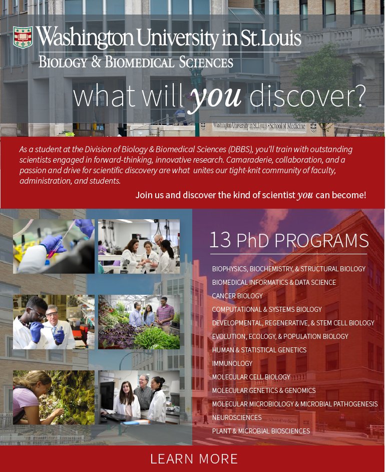 WashU DBBS tweet media