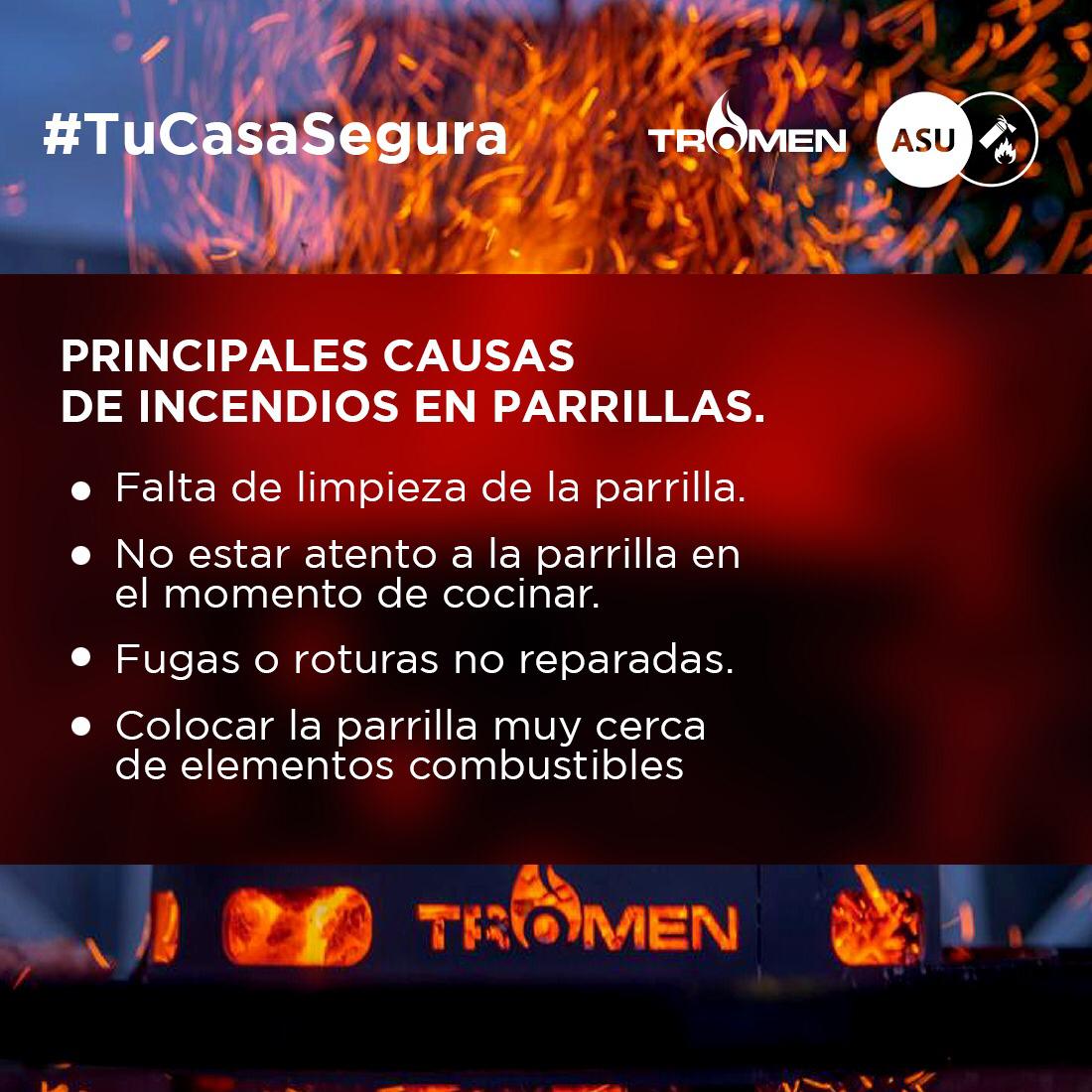 Asu_PCI's tweet photo. Aprende sobre cómo prevenir incendios 🔥🔥🔥en tu hogar, y saber que hacer ante su presencia y así evitar  la propagación de fuego 🧯🌡🚒

Sobre todo, si sos del Team Asadero y lo tuyo son los Asados, lee los consejos👌

#ControlarElFuegoEstaEnTusManos #TuCasaSegura
#AsuSegura https://t.co/p9aBzZ0XGV
