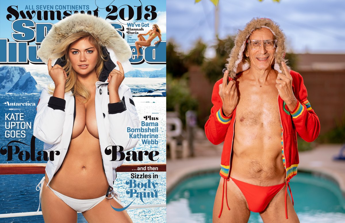 .@KateUpton photo @derekkettela @SI_Swimsuit @metro_glenn photo Wireless Shutterboss.

Glenn wears: parka: @COOGIAUSTRALIA, bikini: @Forever21, optical: @LoveMondoTrasho @seeeyewear.

#kateupton #siswimsuit #forever21 #seeeyewear #magazinecover #performanceart #culturalcritique