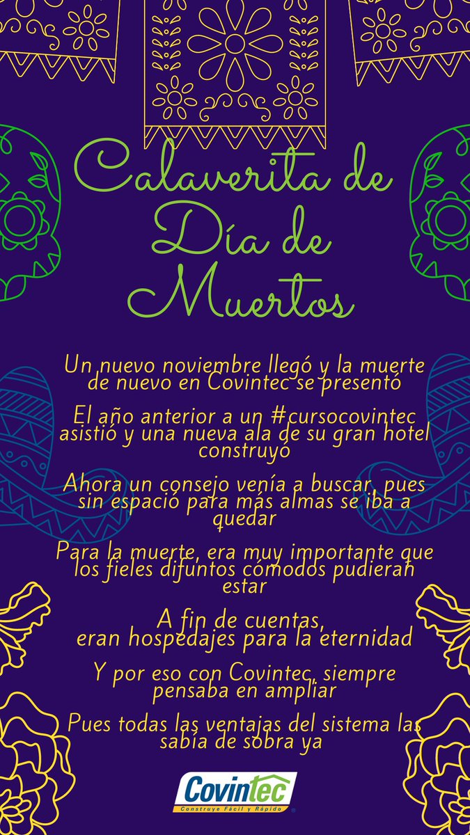 covintec's tweet photo. #CalavertiaCovintec #DiaDeMuertos https://t.co/u441G25CIn