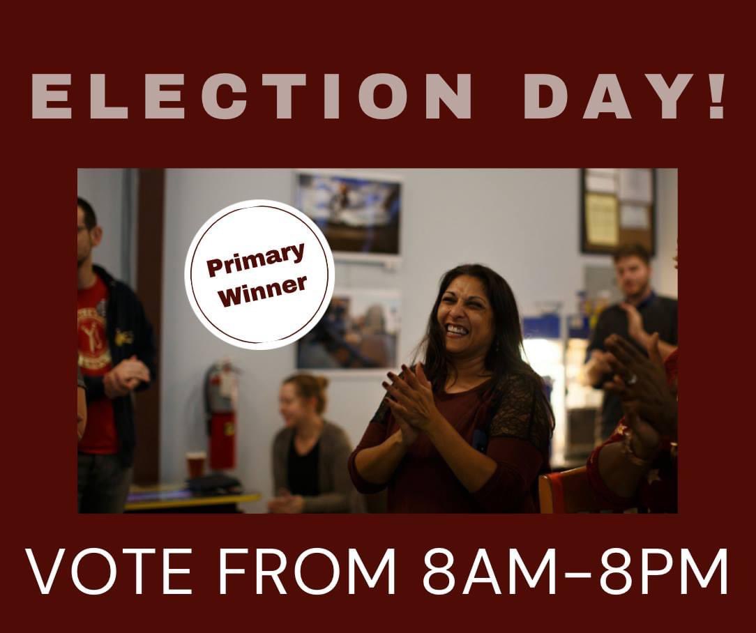 We're over halfway through the day, there’s only 4 hours to go! If you live in the city and have not voted, GO VOTE!