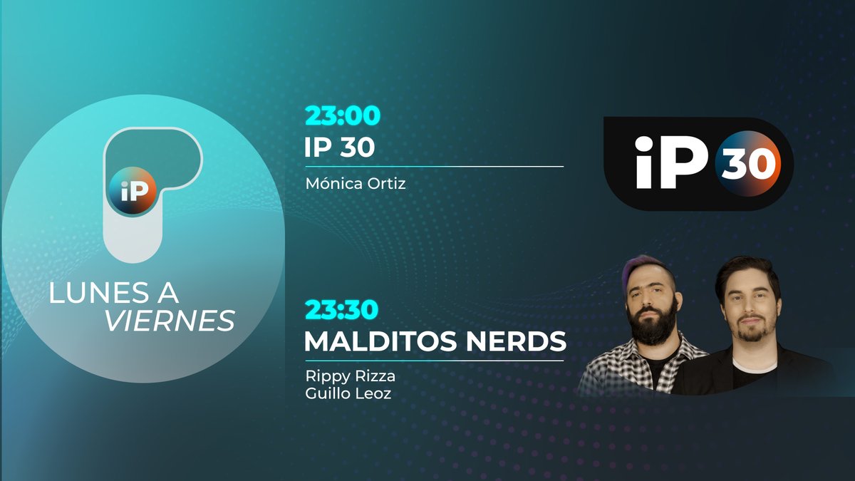 argentina12ok's tweet image. ESTA NOCHE EN IP 📺 | Terminá el martes con la mejor información.

Un repaso de todo lo que pasó en la jornada, de la mano de @moviortiz en #IP30. Después, sumate a #MalditosNerds con @RippyRizza y @guilloleoz.

👉 bit.ly/IPNoticias