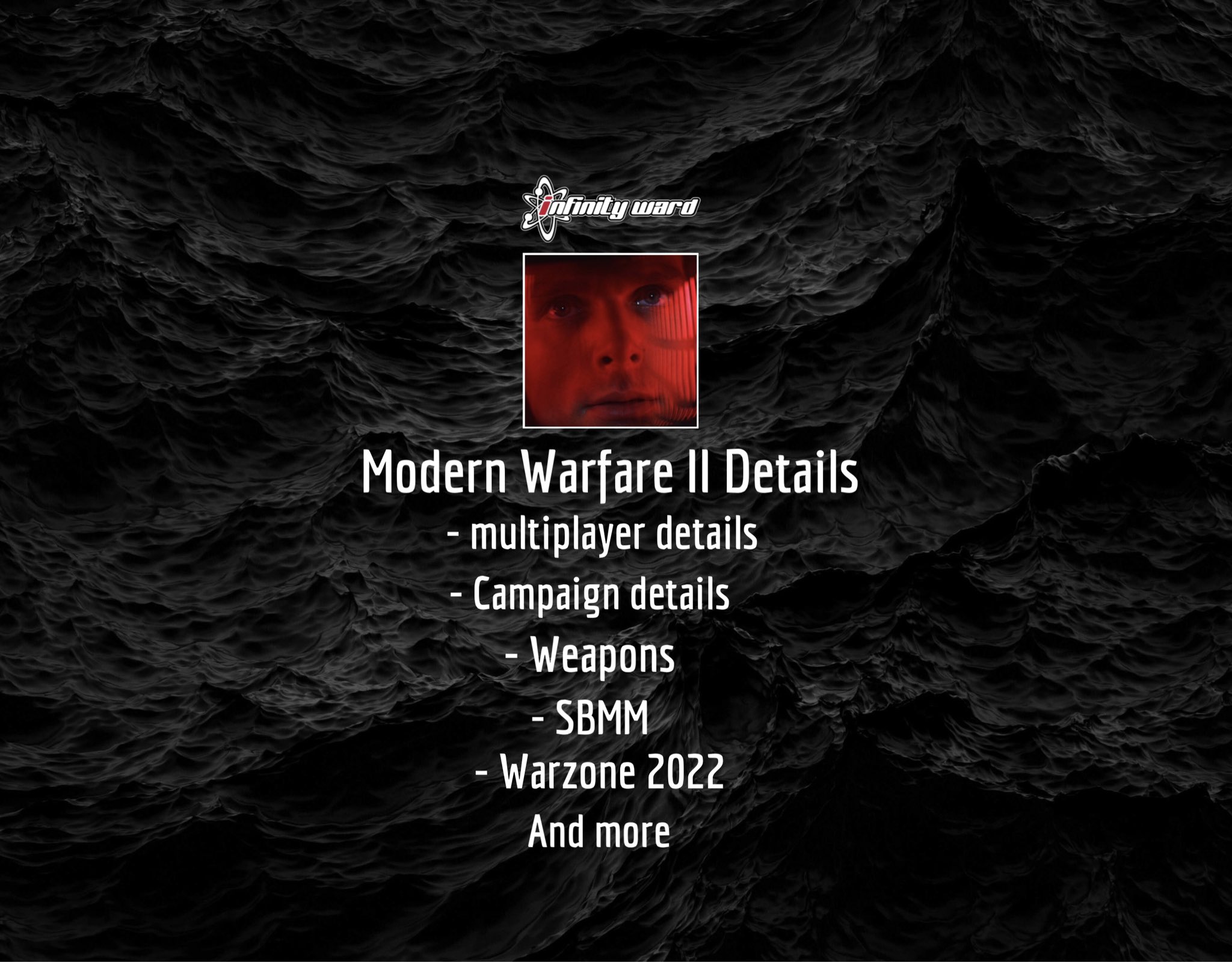 Ralph on Twitter "Infinity Ward’s rumoured 2022 title, ‘Modern Warfare