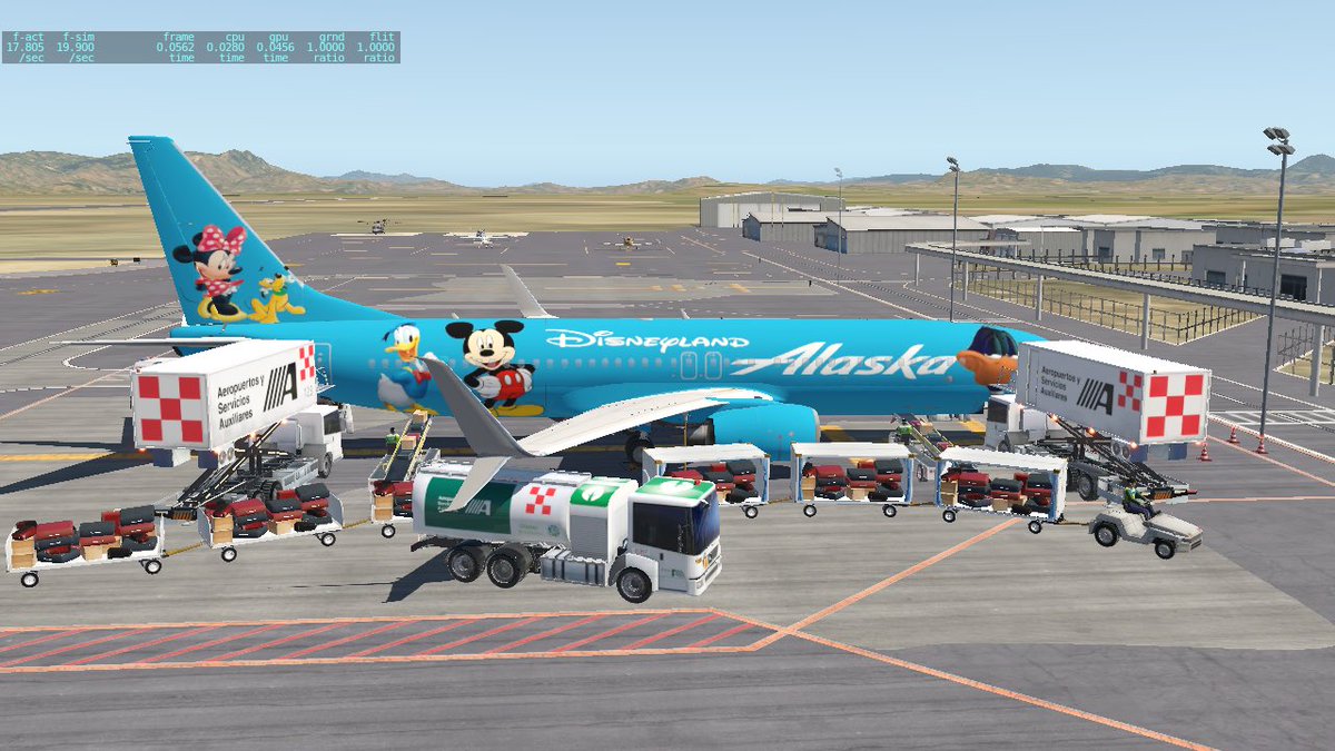 SergioRiveraR's tweet photo. Hoy volando con avión de Alaska Airlines (ASA) y los servicios en tierra de @AeropuertosASA para que todo combine. A seguir practicando con el simulador de @XPlaneOfficial #hobbie #ivao #pilotovirtual https://t.co/ZtVsDnAIEv