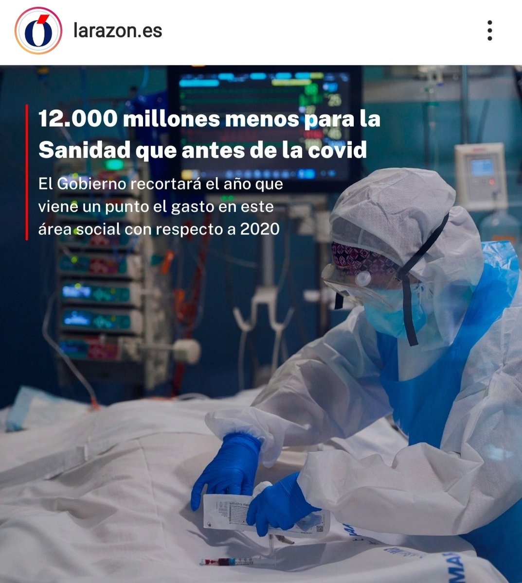 LiberalDtom's tweet photo. El Gobierno de PSOE-Unidas Podemos duplica el gasto en sindicatos y disminuye el gasto en sanidad.
Así, priorizando 😉
#GobiernoDeLaMentira #GobiernoCriminalyCorrupto
#PSOEMafia #podemosgate https://t.co/TEeXdh5yEE