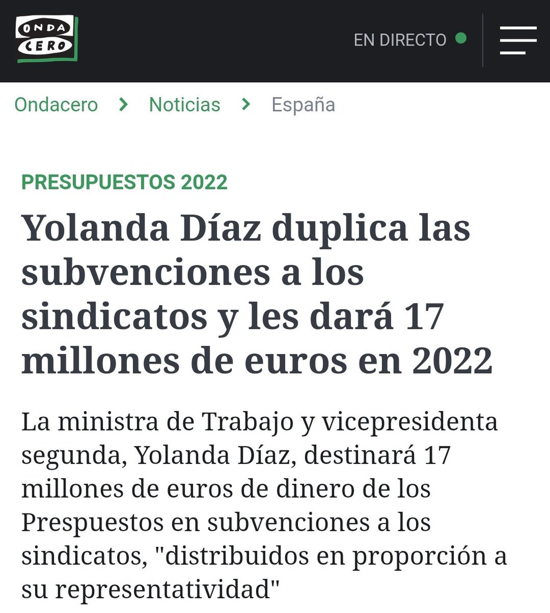 LiberalDtom's tweet photo. El Gobierno de PSOE-Unidas Podemos duplica el gasto en sindicatos y disminuye el gasto en sanidad.
Así, priorizando 😉
#GobiernoDeLaMentira #GobiernoCriminalyCorrupto
#PSOEMafia #podemosgate https://t.co/TEeXdh5yEE