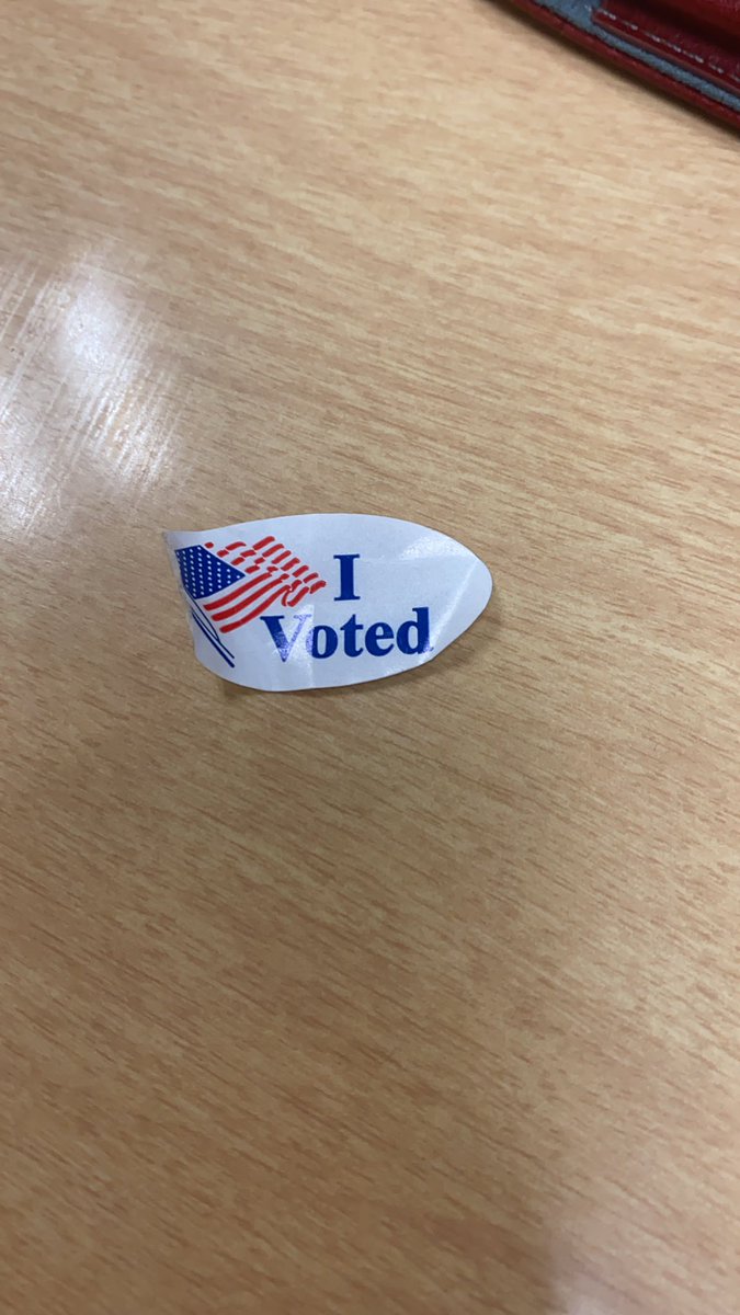I voted! #democracy