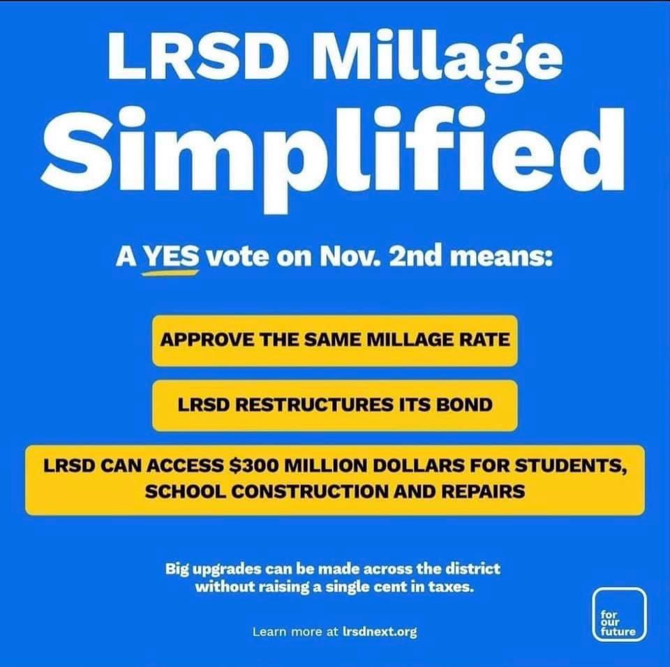 dawnerscott's tweet image. Why I am voting YES for the @lrsd millage—-&amp;gt; its good for our teachers, students &amp;amp; community!