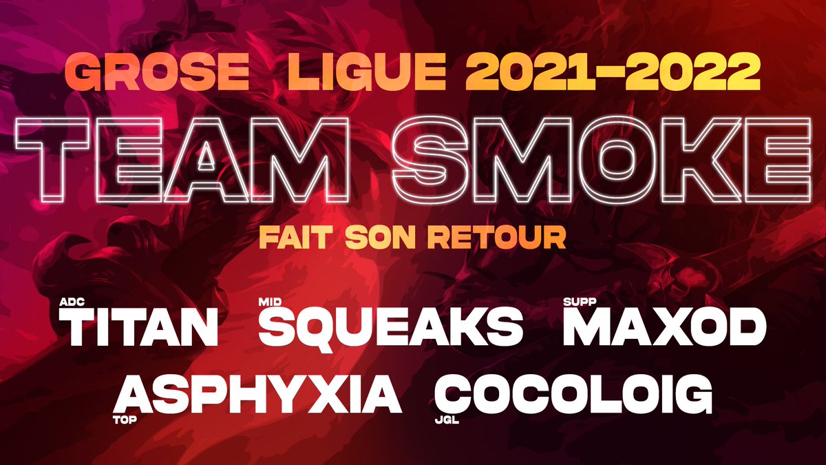 Team Smoke tweet media