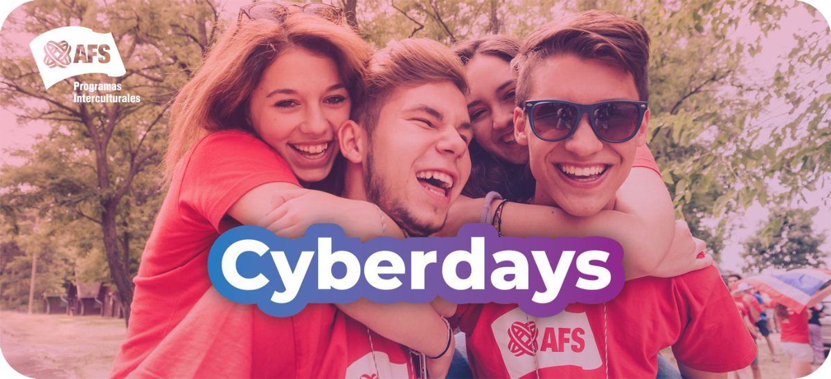 ✈ Hasta el 3 de noviembre, descuentos imperdibles para que tu hijo/a pueda vivir su viaje de intercambio como siempre soñó.

Mirá los programas que tenemos para que descubra otra cultura, aprenda un idioma y desarrolle competencias globales.

👉 afs.org.ar/cyberdays