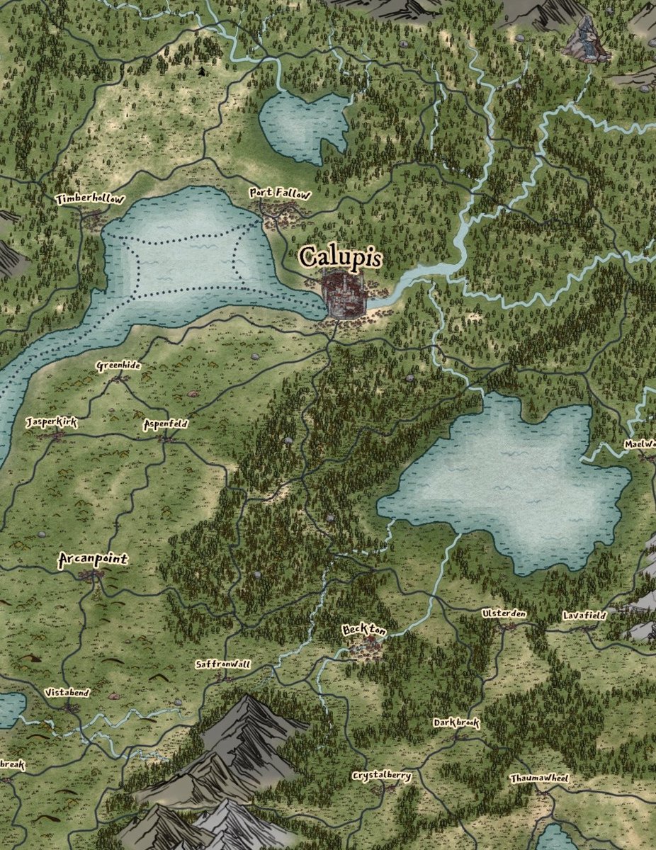 Sneak peek of a little something I've been working on #mapmaking #cartography #fantasy #DnD