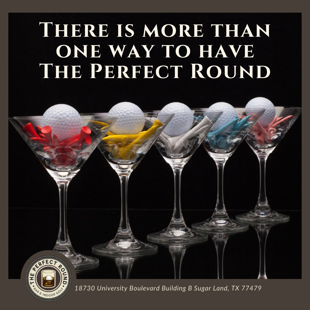 MARCEL_Group's tweet photo. There is more than one way to have The Perfect Round!  Coming Soon to Sugar Land, Fulshear and Conroe indoor golf, bar and grille.  Stay tuned for more details and follow us as we begin to scratch the surface of fun, friends, food and #ThePerfectRoundGolf.
#themarcelgroup https://t.co/VsJjcL7COb