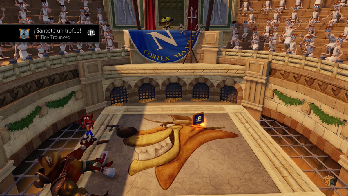 Howlmarkl's tweet photo. Crash Bandicoot: Warped
Tiny Trounced (Bronce)
Defeat Tiny Tiger. #PS4share https://t.co/R2RWnieO1y https://t.co/OdsKkm0DY0