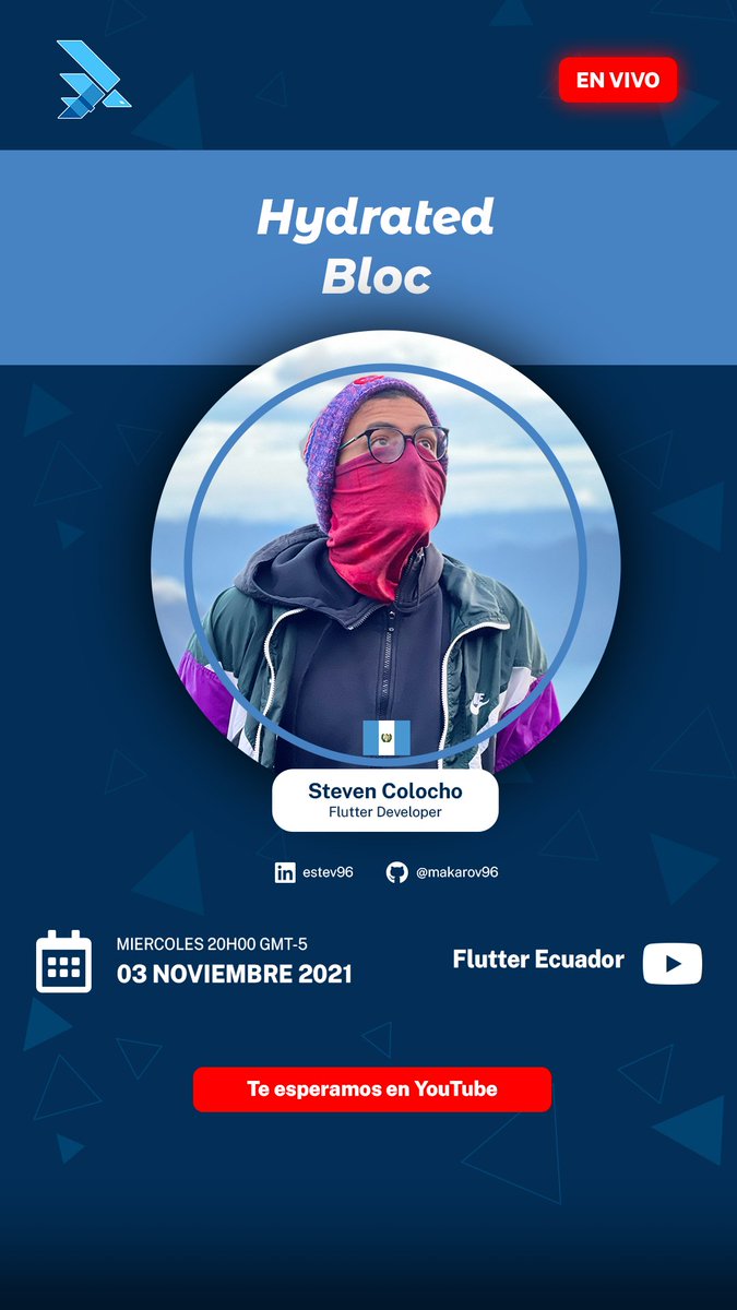 flutter_ec's tweet image. Tomorrow
meetu.ps/e/Kwkl3/Q5gvJ/i
@FlutterDev @EsFlutter @nlycskn @diegoveloper @ArkangelB