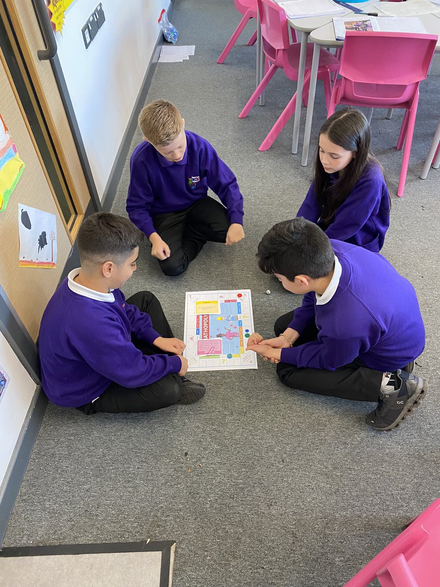 Pont_Primary's tweet photo. Year 6 loved doing mathopoly today, helping them learn their times tables while having some fun in maths #timestablesbee #engagedlearners https://t.co/txToGbBGgH