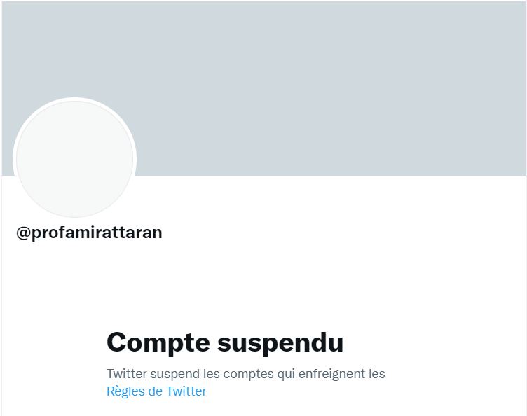 LaliberteMax's tweet photo. @ilaporte @fredericpierre @RenkoQC @profamirattaran C'est peut-être la connerie de trop, le compte est enfin bloqué (2 novembre) https://t.co/TP25DEWNQR