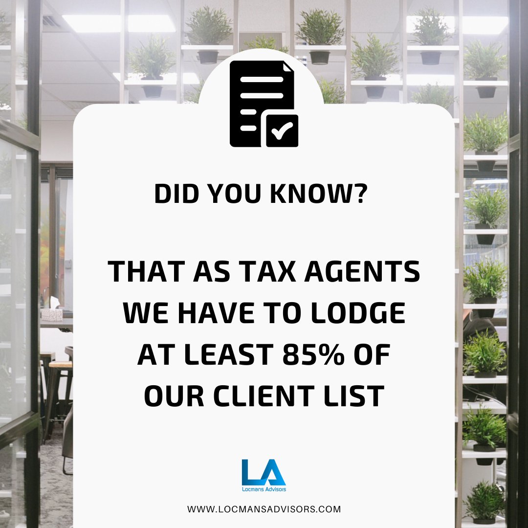 LocmansAdvisors's tweet photo. Yes ! – that means we need you to be on time too. As we get penalised for clients who submit their information late.😔
our top tip is to get your information to us early. Send it in a bit at a time - every quarter alongside with your BAS paperwork 😉
#taxtips #taxinformation #B2B https://t.co/TpRjUJztxa