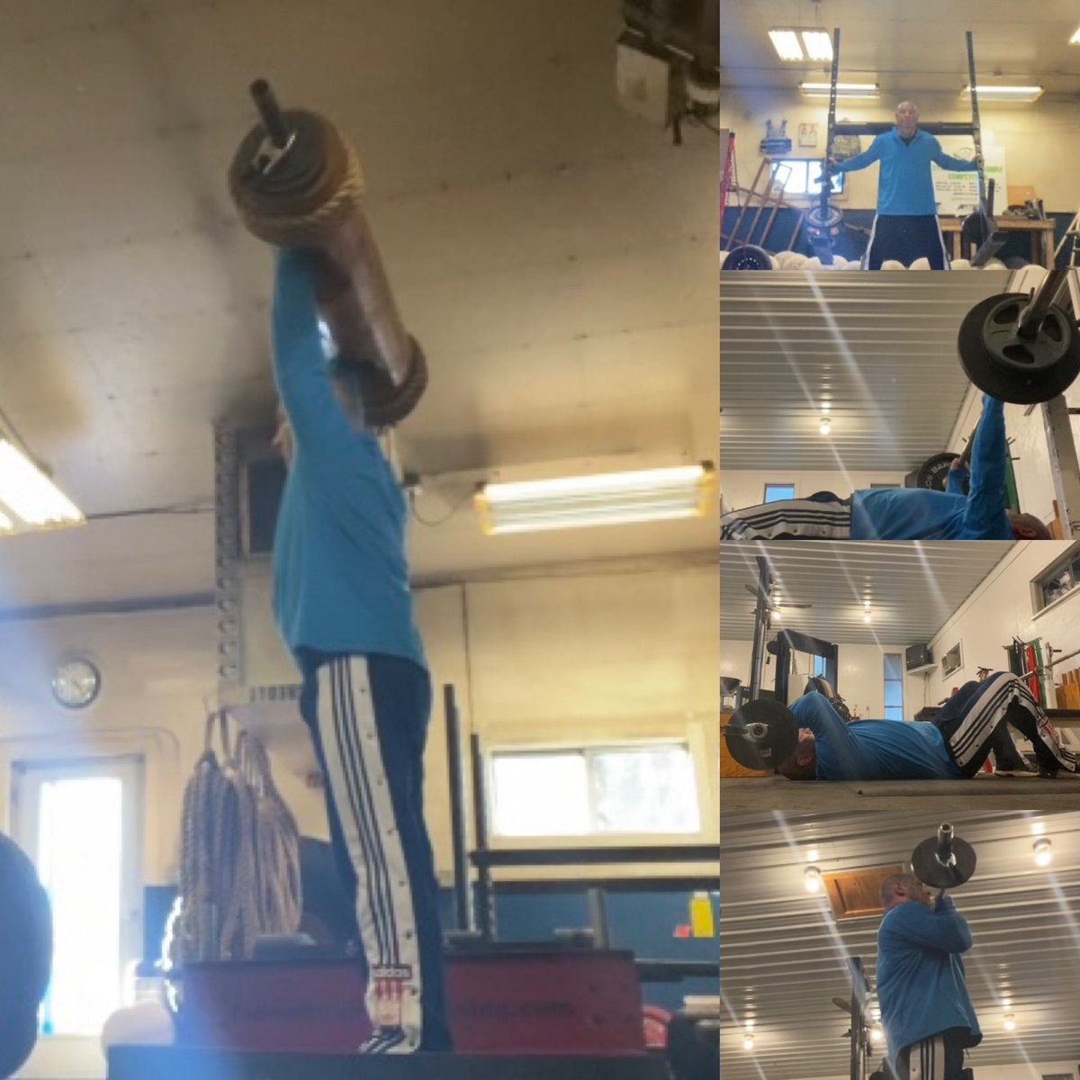 RogerHillJr's tweet image. Hung out with my niece, Maddie, for awhile this afternoon, then got in a awesome #strongmantraining out at WorkHorse Gym Inc. 😀 Log Press was my main movement…got in some yoke squats, regular grip bench press, narrow grip bench press, tricep work, bicep curls, &amp;amp; leg press 🏋️‍♀️💪
