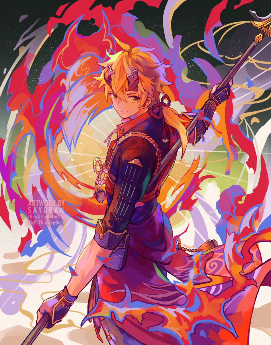 say0ranarts's tweet image. #thoma #原神