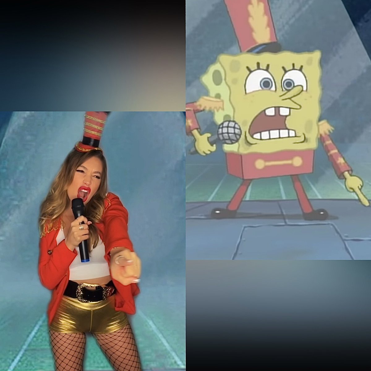 Karissa_Yates's tweet photo. What my costume started as 🦁🎪VS what it turned into 🎤🎸🥁
IYKYK!!! #SpongeBob #Bandgeeks #Liontamer #diy #halloween https://t.co/DvsZZYVbcD