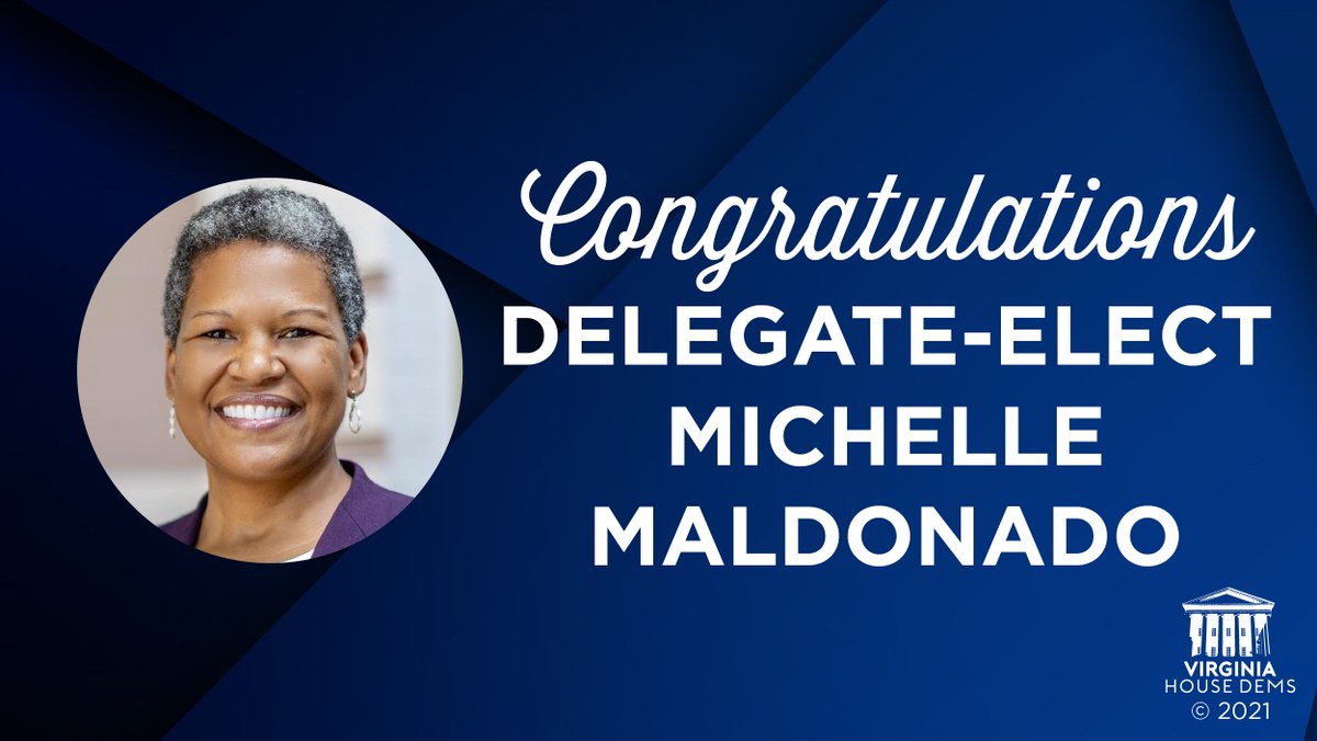 💙Congrats to Delegate-Elect @Michelle4VA50 for winning her race for HD 50! She has a vision to bring people together &amp; find common ground to move the Commonwealth forward for all Virginians, &amp; we can’t wait to see her make that a reality.