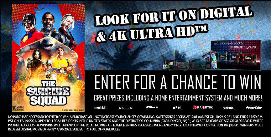 Don’t miss Mushkin's #TheSuicideSquad #Sweepstakes for your chance to win a Home Entertainment System and much more! Sweepstakes ends 12/19. Enter now: bit.ly/Mushkin-Suicid… Official Rules: poweredbymushkin.com/Sui.../index.p… #intel, #ASRockInfo, #Powercolorusa, #razer, #raijintek