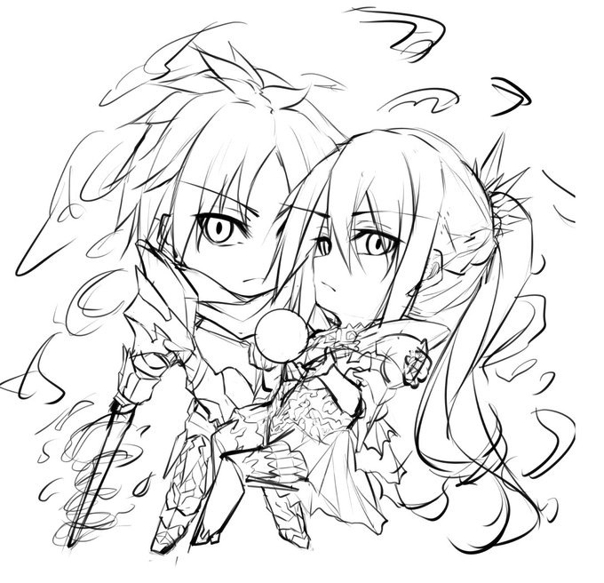 こういう感じのアルシオのアクキーかラバストでも完全個人用に作ろうかな～とぼんやり思案中 