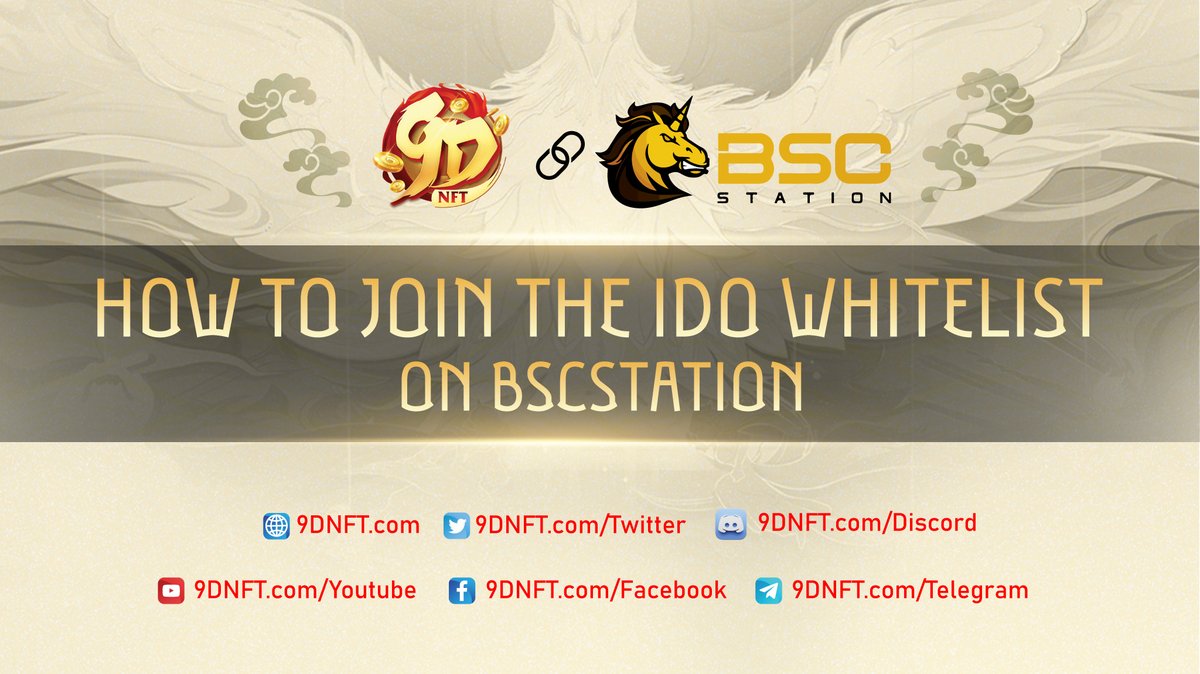 COGI_NETWORK's tweet photo. HOW TO JOIN THE $COGI #IDO #WHITELIST

♦ Guaranteed round: stake BSCS or BSCS LP token
♦ Community round:
-Follow #9DNFT &amp; @bscstation official channels
-Fill out the whitelist form: https://t.co/FMUqsNyiLj

Detail: https://t.co/xUq2RyhzK8
#COGIVERSE https://t.co/Go1vrGA7ec