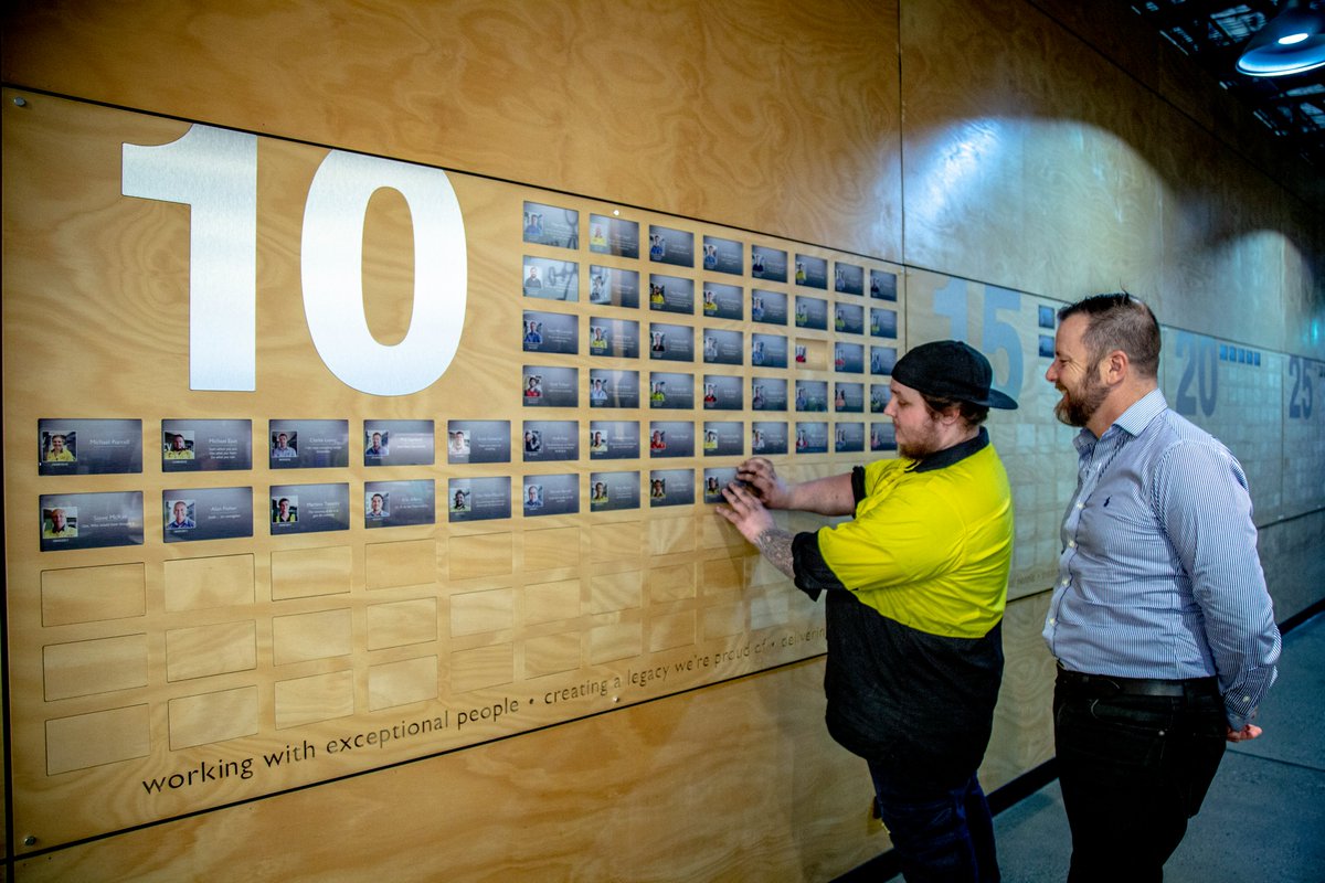 CVMediaSignage's tweet photo. Big congratulations to Daniel Connely for reaching the 10 year mark at CV Media &amp; Signage. Here’s to another 10! https://t.co/hRtUm8swWY