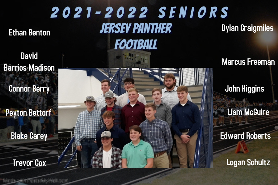 JerseyPantherFB's tweet photo. Tonight we honored our Seniors one final time at the Panther Football Awards banquet.  #GoJerseyPanthers #PantherPride #OnceAPantherAlwaysAPanther https://t.co/kqBPXzM9jp
